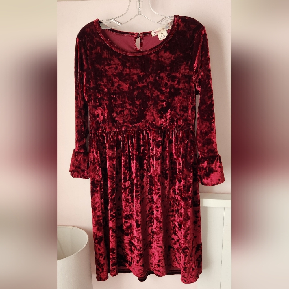 Velvet Red Dress